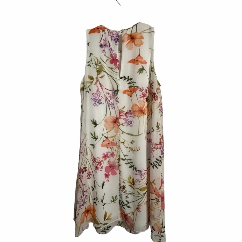 Calvin Klein Floral Sleeveless Dress - 10 - Picture 2 of 8